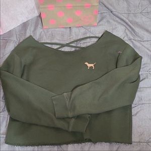 Vs Pink cropped sweater